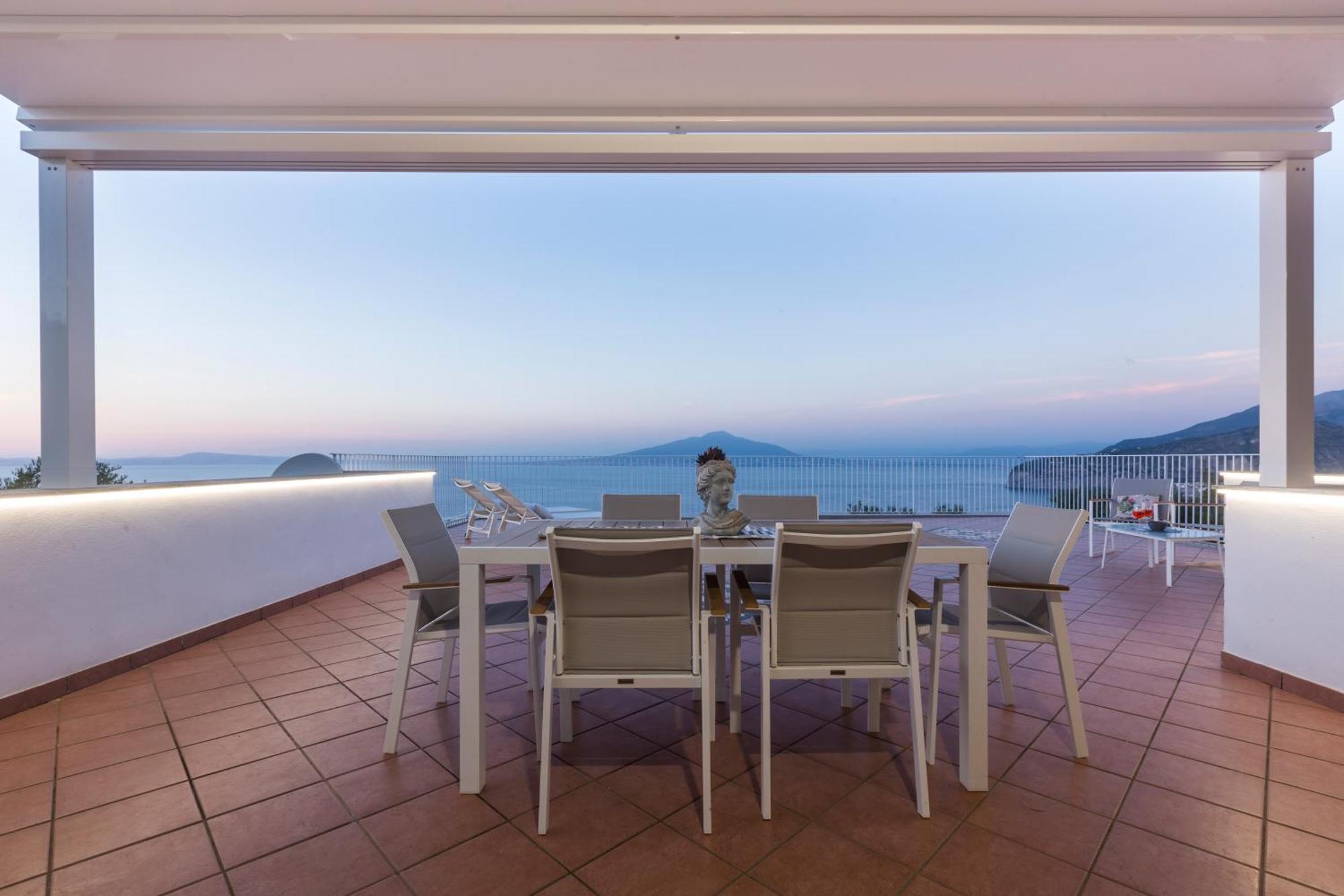 Villa La Terrazza Sul Golfo Península Sorrentina Exterior foto